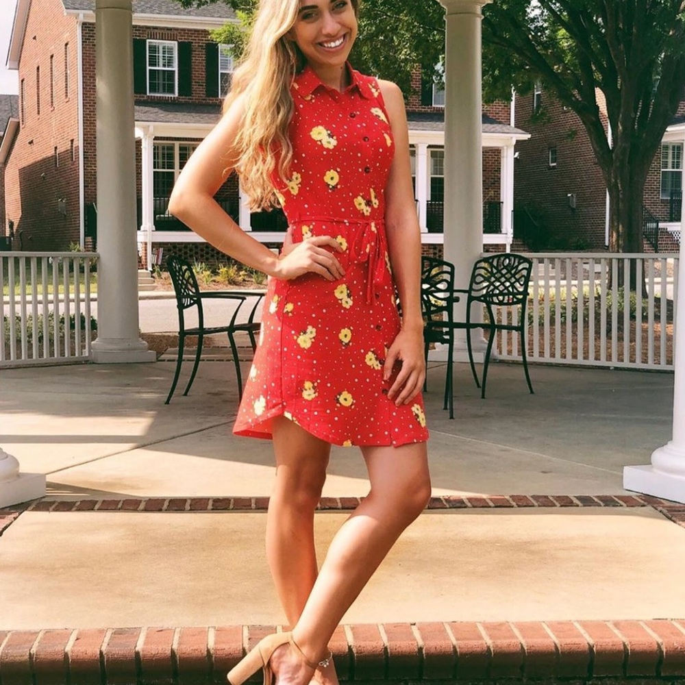Red Spring Dress